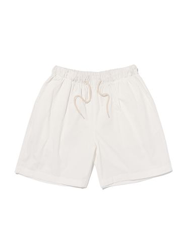 Basic Banding Short Pants_White - Analogmood - Modalova