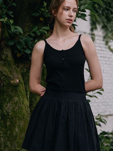 Button Slim Sleeveless_Black - Laminez - Modalova