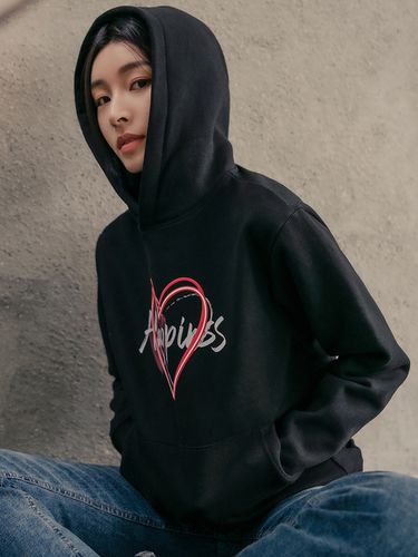 Happiness Heart Hoodie_Black - hardcore happiness - Modalova