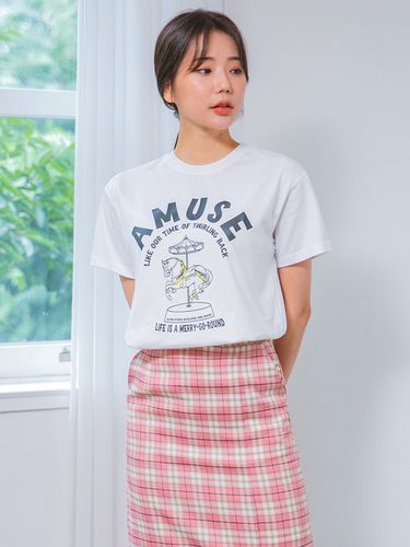 Women Amuse Merry-Go-Round T-Shirt - alvinclo - Modalova