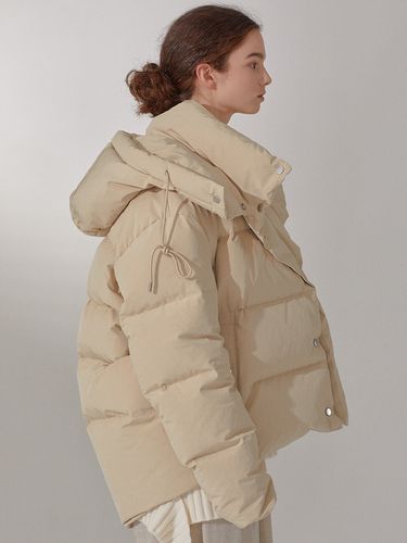 Reversible Puffer Jacket_Soft Beige - MUSEE - Modalova