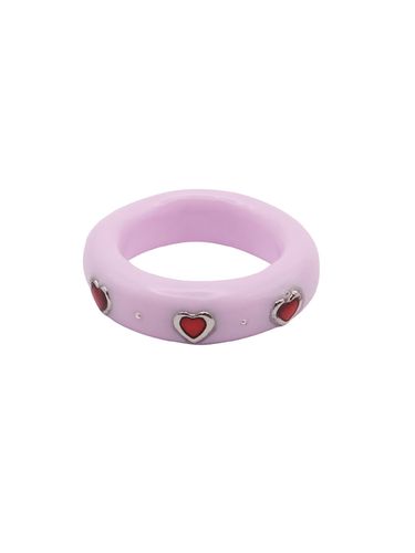 Heart Button Ring - nff - Modalova