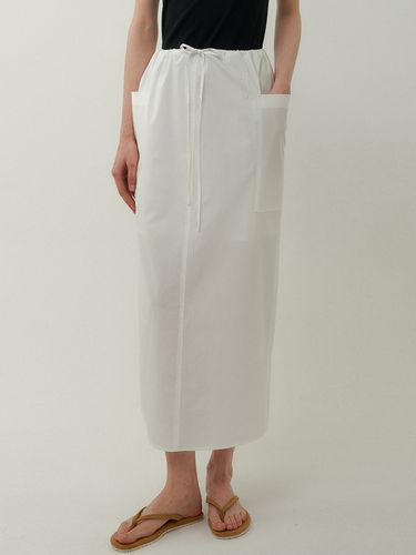 Side Pocket Long Skirt - Off White - blank03 - Modalova