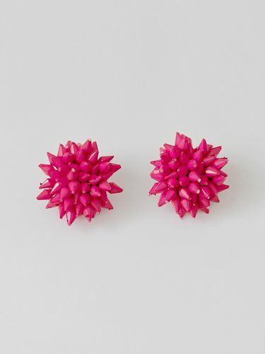 Poping Flower Earrings_Deep Pink - FANTASTIC PLANET - Modalova