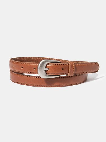 Simple Western Leather Belt_Tan - halden - Modalova