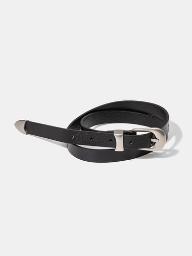 Western Leather Belt_Black - halden - Modalova