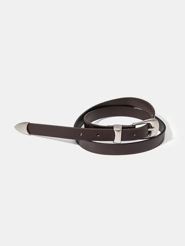 Western Leather Belt_Brown - halden - Modalova