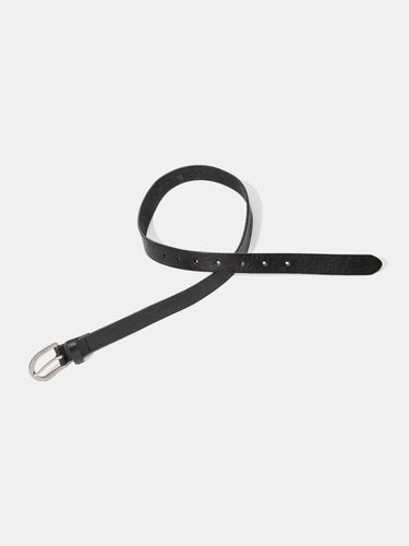 Basic Leather Belt_Black - halden - Modalova