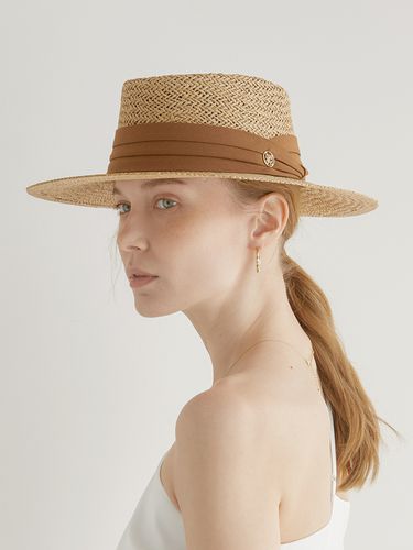 Classic Fedora Panama Hat_Brown - halden - Modalova