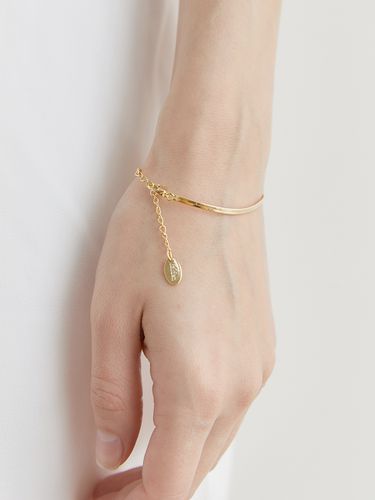 Flat Chain Bracelet_Gold - halden - Modalova