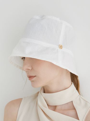 Light Nylon Bucket Hat_White - halden - Modalova