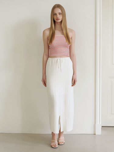 Basic Slit Knit Long Skirt - KINDABABY - Modalova