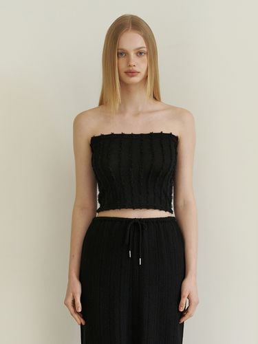 Lace Frill Tube Top_Black - KINDABABY - Modalova