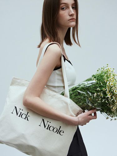 Nicole Canvas Square Eco Bag - NICK&NICOLE - Modalova