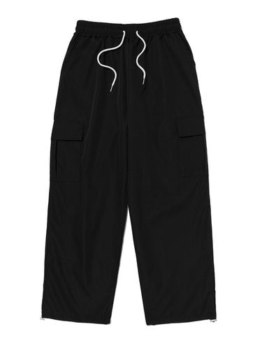 CB Semi Wide String Cargo Pants_Black - CARGOBROS - Modalova