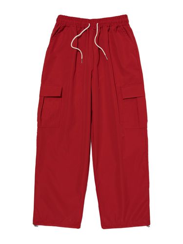 CB Semi Wide String Cargo Pants_Red - CARGOBROS - Modalova