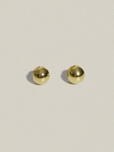 One Touch Ball Earring_Gold - partez - Modalova