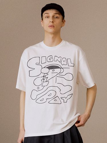 Signal Boy Dah Drawing T-Shirt _ - DTHIRTYONE - Modalova