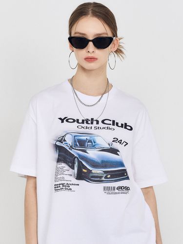 Youth Club Racing Over Fit T-shirt [] - ODD STUDIO - Modalova