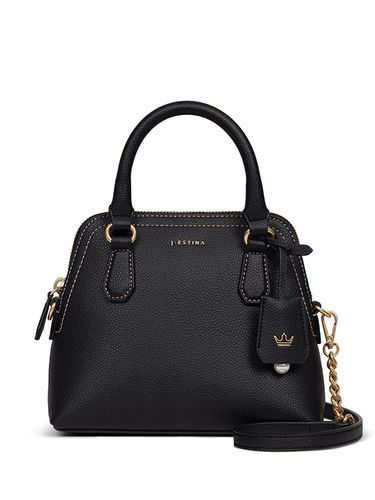 Sarah Small Tote Bag - Black - J.ESTINA - Modalova