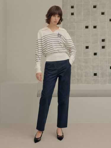 Women Classic Chino Pants - Navy - GENERAL IDEA - Modalova