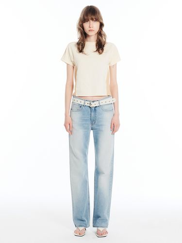 Neat Straight Jeans - Light Blue - CERRIC - Modalova