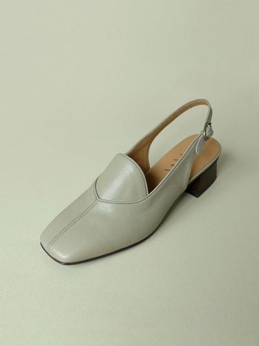 Block Heel Slingback Loafers - heenn - Modalova