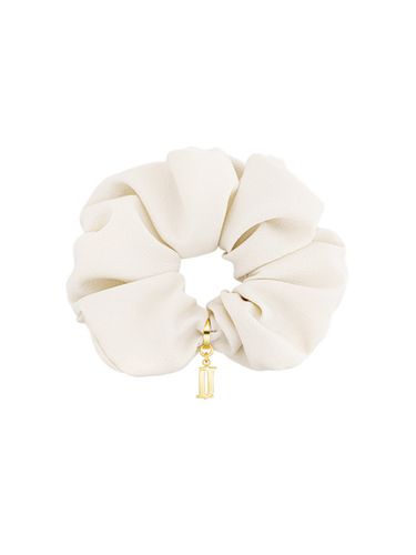 Lala J Chiffon Hair Scrunchie_White - J.ESTINA - Modalova