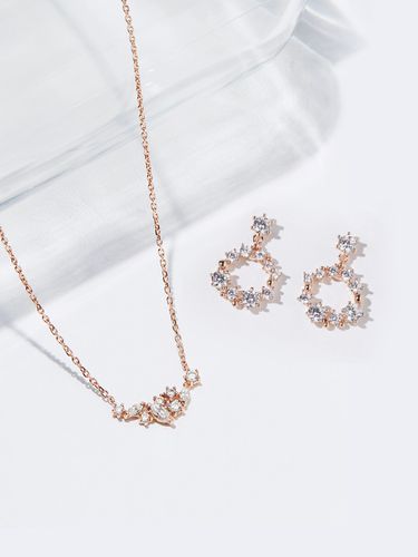 J.Blanc Necklace + Earring Set - J.ESTINA - Modalova