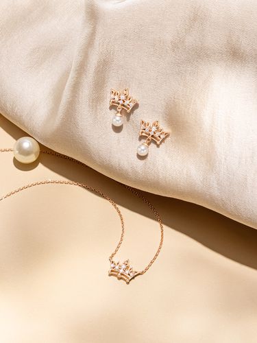 Tara Necklace + Earring Set - J.ESTINA - Modalova