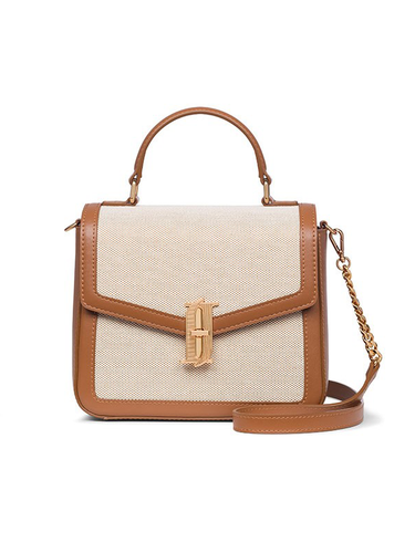 JOELLE Fallin Canvas Small Satchel Bag - J.ESTINA - Modalova