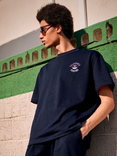 UNISEX] Paradise Half T-Shirt_Navy - GENERAL IDEA - Modalova