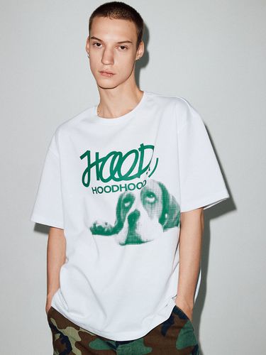 Beagle Logo T-Shirt (White) - HOODHOOD - Modalova