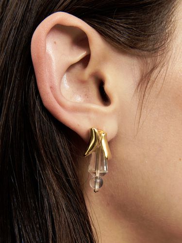 Air Earrings_Gold - AHNI - Modalova