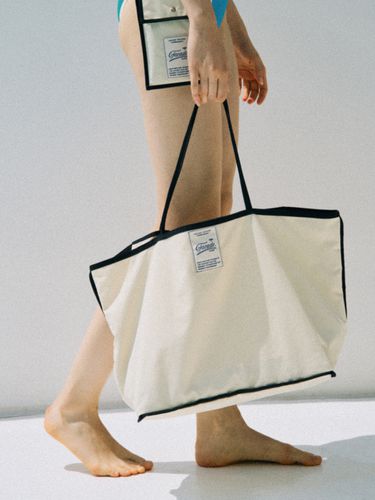 Breeze Shopper Bag_ Ecru - FACADE PATTERN - Modalova