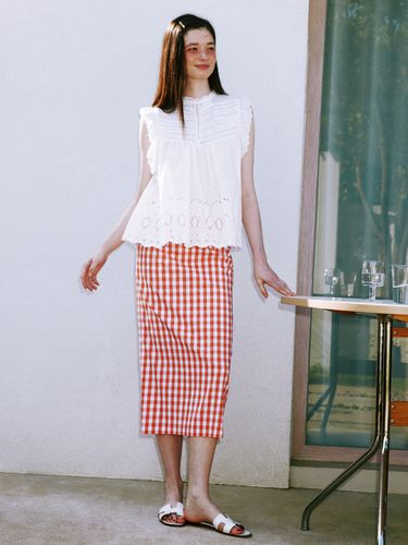 H-line Gingham Check Skirt - Your name Here - Modalova