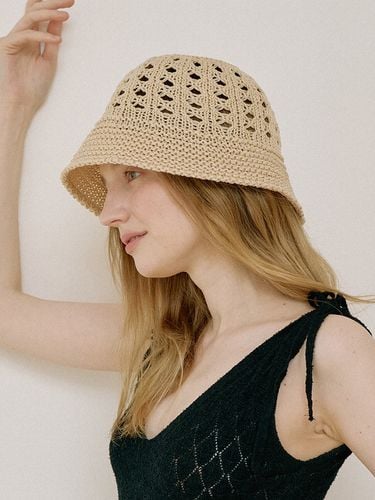 Knit Bucket Hat - MAD FACTORY - Modalova