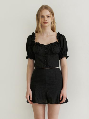 Love Blossom Frill Blouse_Black - KINDABABY - Modalova