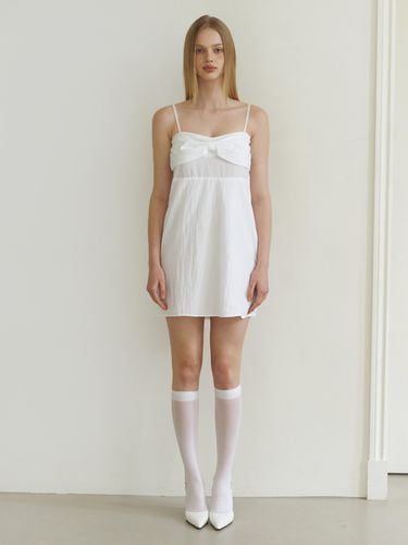 Romance Ribbon Dress_White - KINDABABY - Modalova