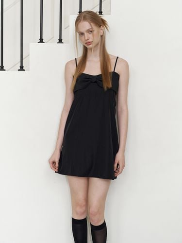 Romance Ribbon Dress_Black - KINDABABY - Modalova