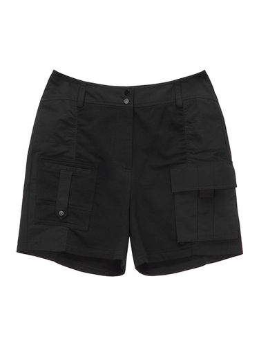 Sweat Combination Cargo Shorts_Black - Matin Kim - Modalova