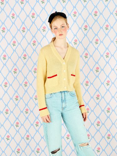 Color Line Cardigan_Yellow - JOHNNY HATES JAZZ - Modalova