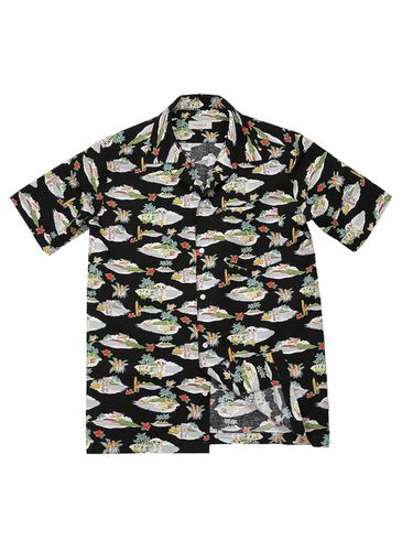 Cotton Seersucker Hawaiian Shirts _ - SORTIE - Modalova