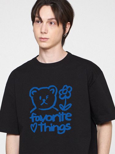 UNISEX] Drawing FAVORITE THINGS T-shirt_Black - GRAVER - Modalova