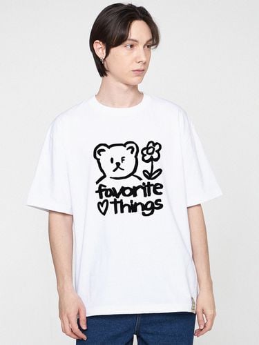 UNISEX] Drawing FAVORITE THINGS T-shirt_White - GRAVER - Modalova