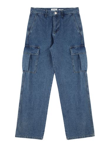 Semi-Wide Cargo Denim Pants_Blue - bensherman - Modalova