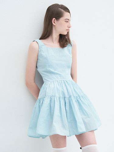 Nylon Mini Dress_Sky Blue - THETIS - Modalova