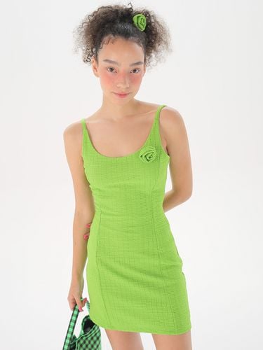 Rose Sleeveless Dress_Light Green - JUNEJUNE SPACE - Modalova