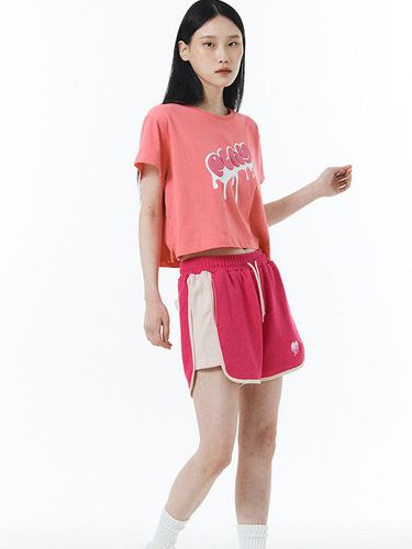 Heart Colorblock Shorts - Pink - PLAYIAN - Modalova