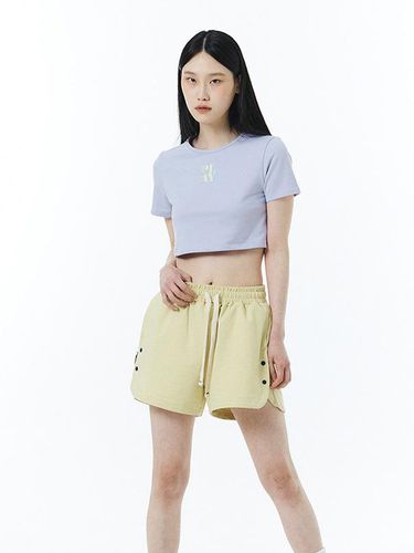 Snap Button Shorts - Yellow - PLAYIAN - Modalova